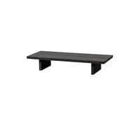 Table basse 140x60 cm MDF marron foncé Lion