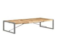 Vidaxl Table Basse 180x90x40 Cm Bois De Manguier Brut Gris