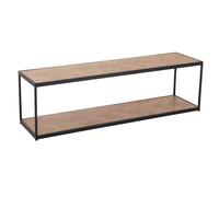 Table Basse 2 Niveaux "Miraza" 150cm Naturel & Noir