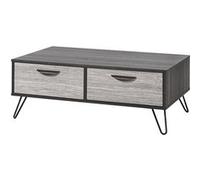 Table Basse 2 Tiroirs - ASCA - ALTOBUY Gris G