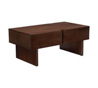 Table basse Créateur d'intérieur Nyero 2 tiroirs Bois de Manguier 109x60x46cm Marron