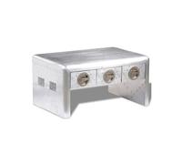 Table basse 3 tiroirs vintage Style d'aviation