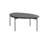 Table basse 36x92x68 cm MDF noir Kota
