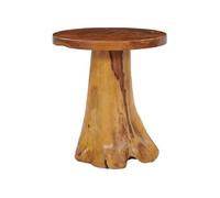 Table Basse Table d'Appoint Table de Canapé Table de Salon Maison Intérieur Salle de Séjour Chambre à Coucher 40x40 cm Bois de Teck Massif