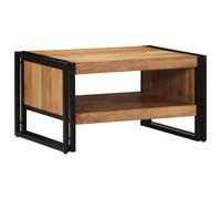 Table basse 50x50x38 cm bois de manguier massif brut table latérale vidaXL