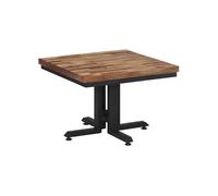 vidaXL Table basse 55x55x40 cm teck de récupération massif 358516 Marron G