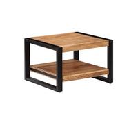 Vidaxl Table Basse 60 X 60 X 40 Cm Bois D'acacia Massif Marron