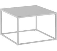 Table basse 60x60x40 cm table basse métal industrielle blanche, table pliante carrée, table basse acier, table basse carrée | Wohnling