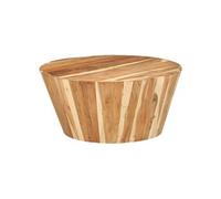 Table basse Ø65x31 cm Bois d'acacia solide