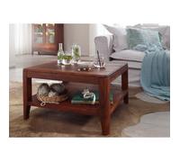 Table basse 70x70cm - Bois massif de palissandre huilé (Noisette) - Style moderne - BROOKLYN 10