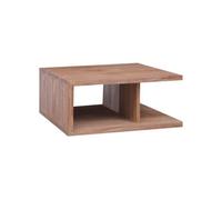 Bois de Teck Massif Table Basse Table d'Appoint Salon Canapé Maison vidaXL