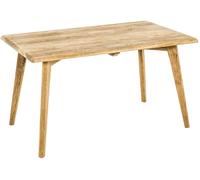 Table Basse 80x50x45 Cm En Chêne Massif Multicolore