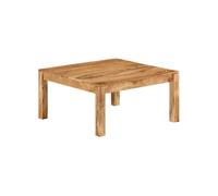 Vidaxl Table Basse 80x80x40 Cm Bois D'acacia Massif Marron