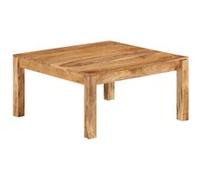 Vidaxl Table Basse 80x80x40 Cm Bois D'acacia Massif Marron