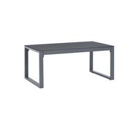 Vidaxl Table Basse 90x50x40 Cm Aluminium Gris