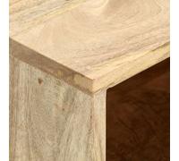 vidaXL Salontafel 90x50x40 cm massief mangohout286482 Brun G