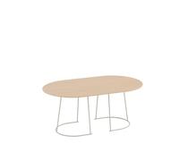 Muuto Table basse Airy M Placage chêne laqué - off white