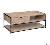 5five Table basse Aliaj H Confort XL 1 tiroir 1 niche effet chêne naturel Beige