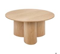 Table basse Aliona bois naturel D80cm - Atmosphera Créateur d'intérieur