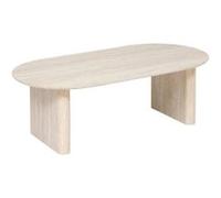 Atmosphera – Table basse Anaya – MDF effet travertin Beige 120x60x40 cm