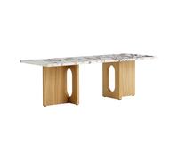 Audo Androgyne Table Basse Chêne/Marbre Calacatta Viola