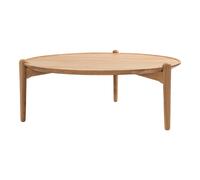 Table basse Aria de , chêne haut Ø90