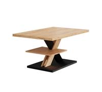 Vicco Table Basse Arivo, Noir, 90x60cm