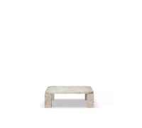 Table Basse Atlas 820x820 Travertin Non Rempli