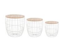 Atmosphera – Tables gigognes – métal & bois