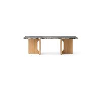 Table Basse Audo Androgyne 120x45 Chêne naturel/Gris Galaxy