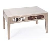 Table basse avec 2 tiroirs - Dim : 110 x 70 x 45 cm -PEGANE- Non Applicable