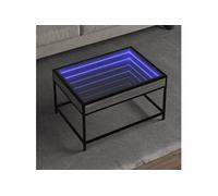 Table Basse avec LED Infini Table d'Appoint Bout de Canapé Intérieur vidaXL