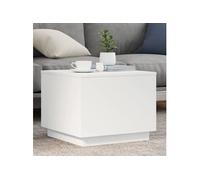 vidaXL Table basse 839868 – Table d'appoint bout de canapé avec lumières LED