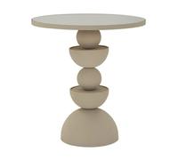 Table basse avec mirroir Mauro Ferretti Dune - Beige - 40,5x42 cm