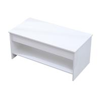 Happy Garden Table basse Hedda à plateau relevable en bois avec rangement Blanche