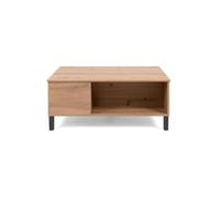 Table basse avec plateau relevable 103x42x67 cm décor chêne