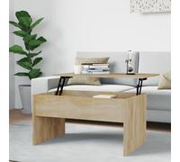 vidaXL Table basse Chêne sonoma 80x50,5x41,5 cm Bois d'ingénierie 809641