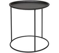 Table basse avec plateau Woood Ivar Noir 43x40x40 cm