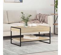 Table basse avec stockage Bois d'ingénierie Accent de salon minimaliste vidaXL v
