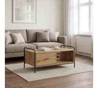 vidaXL Table Basse Chêne Sonoma 90 x 49 x 41 cm Bois d'ingénierie