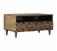 Table basse avec tiroir moderne salon Rectangulaire Intérieure meuble vidaXL vid
