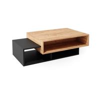 Vicco Table Basse Bari, Anthracite, 105x60cm, pour Le Rangement et la présentation d’Objets du Quotidien