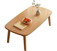 Table basse basse japonaise portable pliable pour les petits espaces, idéale pour chambre à coucher, salon, balcon, design multifonctionnel