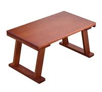 Table basse basse simple et moderne en bois pour salon, table de chevet ou de canapé élégante en finition marron, parfaite pour les petits espaces