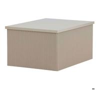 Table basse beige Lenox 80 x 60 x 40 cm
