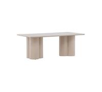 - Table basse beige Olivia Rectangulaire : 120 x 60 cm