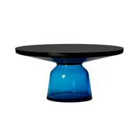 Table basse Bell Coffee Table acier H 36cm/Ø 75cm/glass base HxØ 25x32cm