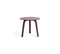 Table basse Bella Ø45 x H39 Bordeaux foncé