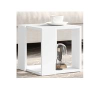 vidaXL Table basse 848143 – Bois d'ingénierie blanc 32×32×30 cm