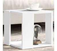 vidaXL Table basse 848143 – Bois d'ingénierie blanc 32×32×30 cm
